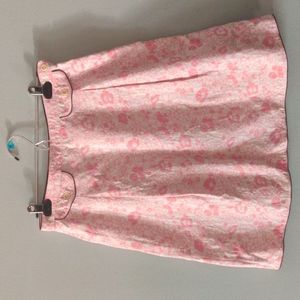 MaxMara Pink Floral Skirt